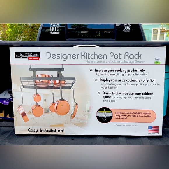 Designer kitchen pot rack - Picture 1 of 3